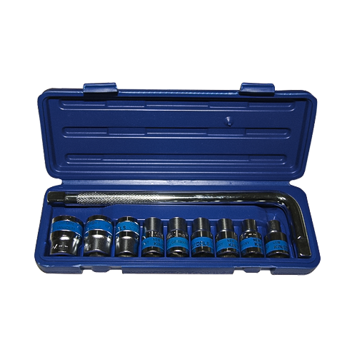 Neues Tool für einen effizienten Betrieb: 10pcs Laufwerksmetrik -Socket -Set (1/2 